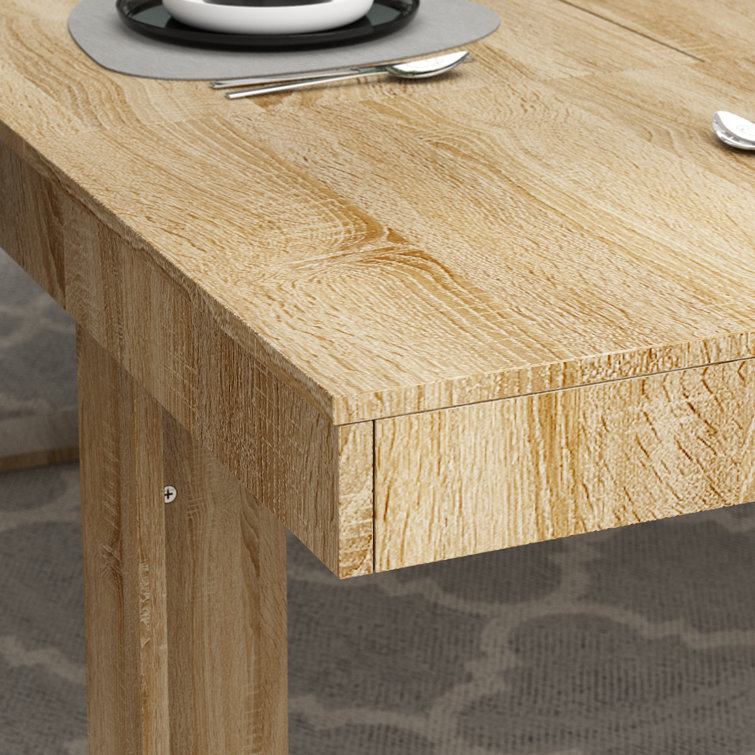Latitude Run Rectangular Wood Grain Dining Table Reviews Wayfair